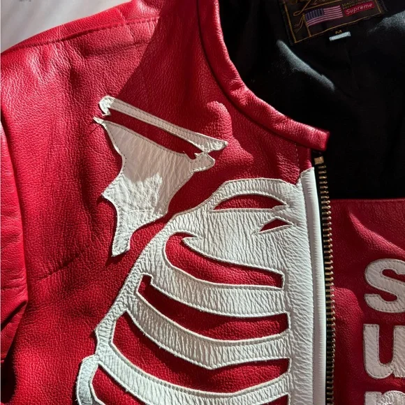 Supreme Leather Bones Jacket - Picture 4 of 14